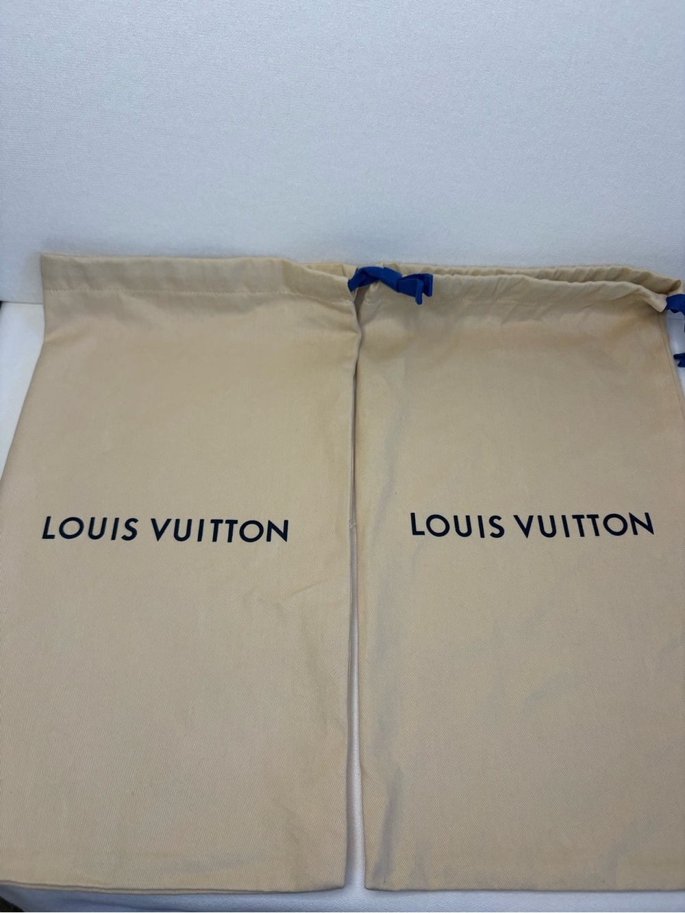 Genuine Louis Vuitton Shoe Dust Bags